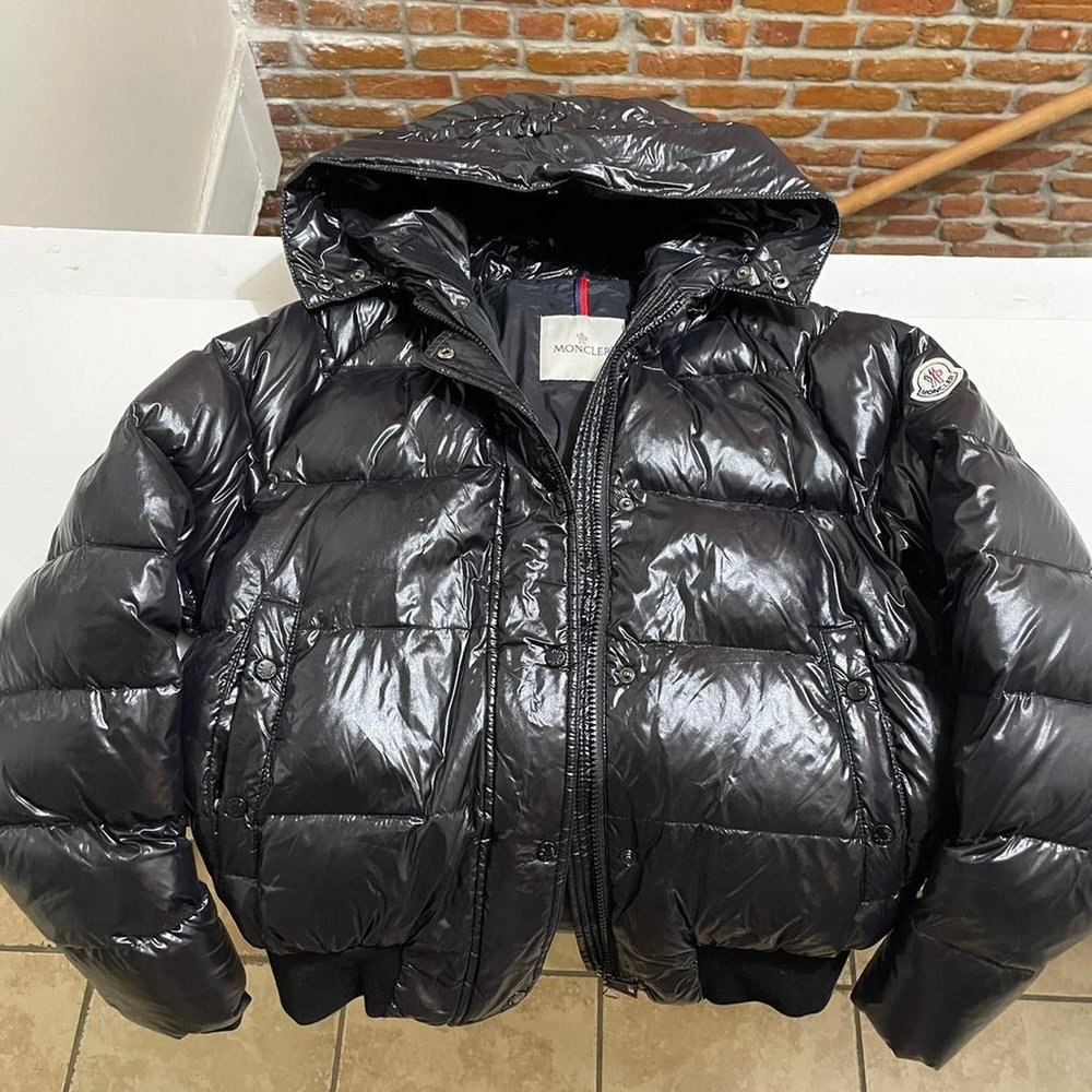 Black Moncler Coat